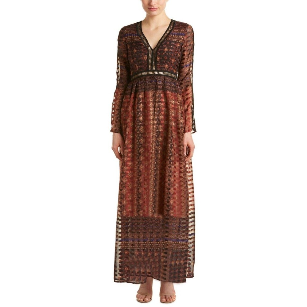 Re:named Apparel Long Sleeve Maxi Dress